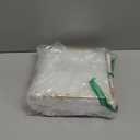 Treela 4 Pcs Glass Frame for Pressed Flower 8x8 Inch Clear Wall Hanging Photo Frame Glass Picture Double Square Metal Floating DIY Vintage Artwork Display with Chain for Poster, Gold