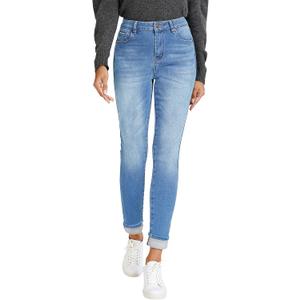 LookbookStore Fleece Lined Jeans for Women High Waisted Skinny Sherpa Jeans Winter Jeggings Warm Denim Pants Trousers (Blue, S)