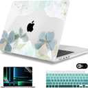 Mektron Case for M5 MacBook Pro 14 inch 2026 Model A3427 A3426 Fit 2025-2021 Model A3434 A3112 M4 A3112 A3401 A3185 M3 A2918 A2992 M2 A2779 M1 A2442 Pro/Max Cover for MacBook Pro 14", Flower C006