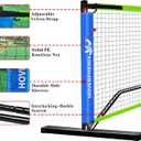 Hoverphenix Portable Pickleball Net for Driveway, 22FT Regularion Size Pickle Ball Net Set for Indoor and Outdoor Use, Weather Resistant Metal Frame