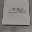 Der Rose 2Pcs Small Fake Plants Artificial Mini Faux Plants for Bathroom Office Desk Shelf Table Accessories Decor Indoor (White)