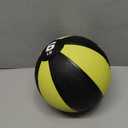 Amazon Basics Weighted Medicine Ball for Core Strength, Strength Training, Full-Body Workouts and Balance Exercises, 6 Pounds, Yellow/ Black