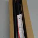 Shower Curtain Rod Adjustable 43-78 inch, 1"Diameter Spring Tension Curtain Rod No Drill, Anti-Rust Non-Slip Shower Rod, Black Shower Curtain Rod for Bathroom Tension