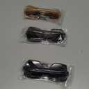 3 Pairs Oversized Square Sunglasses for Women Big Large Wide Vintage Shades for Men Unisex (Black, Mixed Color, Champagne With Brown)