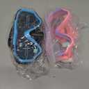 Kids Swim Goggles with Nose Cover, Anti Fog Wide View Clear Swim Mask for Kids Youth 3-15, Anti-Shattered No-leak (D-Pink & Black (2 pack))