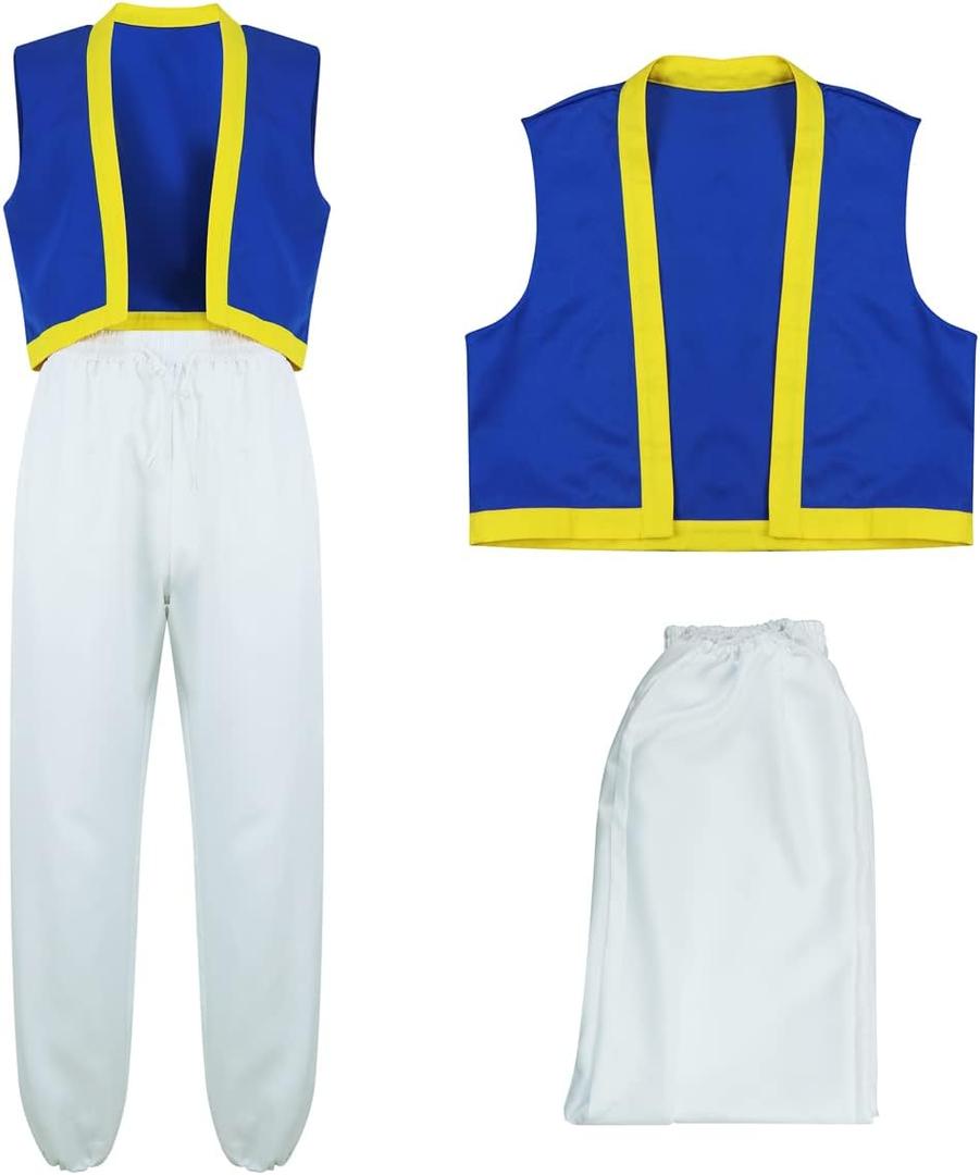 Men Costume Adult Super Cosplay Vest and Pants Halloween Costume, Size Medium