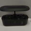 Ahopegarden Hydroponics Growing System Kit Indoor Herb Garden with Grow Light 12 Pods, with LCD Touch Panel Hydroponic Planter, Planting Height Up to 17", Grower Harvest Fresh Veggie Lettuce, Black