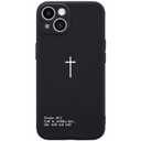 Wihytec Cherry & Leopard Black Phone Case Cover for iPhone 12 Black Leopard & Cherry Case Cover Liquid Silicone Soft Gel Rubber Matt Phone Cover with Microfiber Lining