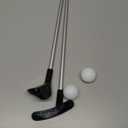 Dyienocs Kids Golf Set with 3 Clubs, 6 Practice Balls, Putting Cups and Flag Poles, Golf Training Kit-Only Right Hand