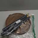 Plant Stand Indoor,Mid Century Walnut Wood Plant Table, Heavy Duty Metal Tall Flower Pot Stand,Modern Round Small Side End Table With Raised Design(12"x17")