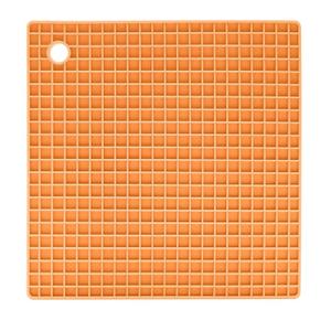 OGGI Silicone Pot Holders for Kitchen  Heat Resistant to 500F, Non-Slip Textured Grip, Water Resistant, Durable 7"x7" Pot Holders for Hot Pans and Dishes, Dishwasher Safe Silicone Potholders (Regular, Orange)