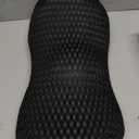Lumbar Support Pillow for Office Chair, Memory Foam Lumbar Pillow for Lower Back Pain Relief (Oval Black)