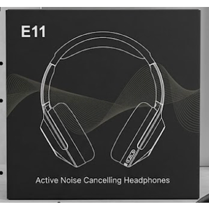 Active Noise Cancelling Headphones, Wireless Over Ear Bluetooth Headphones,100H Play Time Bluetooth Headphone with Microphone,Lightweight and Foldable Comfortable Deep Bass for Work/Gym Black