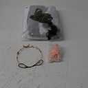 Bonuci 6 Pcs Women Renaissance Fairy Costume Halloween Cosplay Outfit Medieval Victorian Dress Elf Ears Fairy Headpiece Set (Light Green)