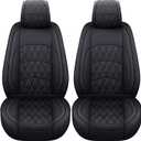 YIERTAI Seat Covers Compatible with Jeep Grand Cherokee 2011-2026 Pickup Truck Laredo Limited Classic Trackhawk Front Seats Airbag Compatiable Waterproof Leather Car Cushion Protectors