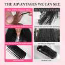 13x6 Deep Wave Lace Front Wigs Human Hair 200% Density HD Transparent Lace Frontal Wigs Pre Plucked with Baby Hair Glueless Curly Wigs for Black Women 24 Inch
