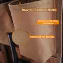 7-Compartment Tactical Car Seat Back Organizer, MOLLE/Velcro Compatible, Waterproof, Ripstop 600D Polyester Fabric, Quick Adjust Buckle Straps for Universal Fit on Most Cars/Trucks/Jeeps (khaki)