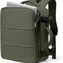 Large Travel Backpack For Women Men,Carry On Backpack For Traveling On Airplanes,Personal Item Travel Bag Laptop Work Backpacks Olive Green