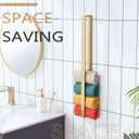 KOKOSIRI Towel Bar Brushed Gold Bath Towel Holder 32 Inch Kitchen Towel Hanger Rack Stainless Steel Bathroom Hardware Wall Mounted, 1 Pack B4008BG-L32