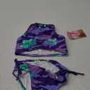 Kanu Surf Girls' Daisy UPF 50 Beach Sport Halter Tankini 2-Piece Swimsuit (8, Rylie Purple)