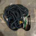 100 ft Expandable Garden Hose - Kink Free Flexible Water Hose 100ft with 10 Pattern Spray Nozzle, 3/4 Solid Brass Connectors, Retractable Latex Core - Lightweight Expanding Hose