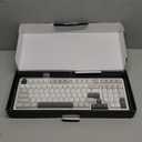 AULA F99 Wireless Mechanical Keyboard,Tri-Mode BT5.0/2.4GHz/USB-C Hot Swappable Custom Keyboard,Pre-lubed Linear Switches,RGB Backlit Computer Gaming Keyboards for PC/Tablet/PS/Xbox (Black&Grey&White)