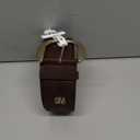 Steve Madden Women's Wide Faux Suede Belt (Medium, Chocolate)