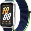 Nylon Bands for Samsung Galaxy Fit 3 Band Women Men, Soft Adjustable Replacement Watch Strap Compatible with Galaxy Fit 3 Smartwatch Accessories