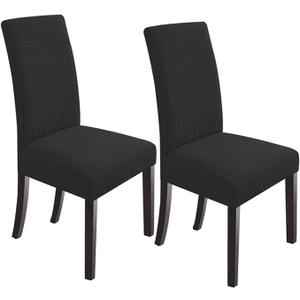 Dining Chair for Dining Room 2 Pack Chocolate Parsons Chair Slipcover Spandex Fabric Fit Stretch Chair Covers Protector for Dining Room