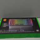 Razer BlackWidow V4 75% Mechanical Gaming Keyboard: Hot Swappable Design - Compact & Durable - Orange Tactile Switches - Chroma RGB - Roller & Media Keys - Wrist Rest Snap Tap - Black