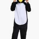 Unisex Adult Animal Onesie Pajamas, Men Women Flannel Halloween Cosplay Costume M