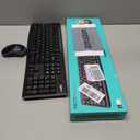 Logitech MK270 Wireless Keyboard and Mouse Combo for Windows, 2.4 GHz Wireless, Compact Mouse, 8 Multimedia and Shortcut Keys, 2-Year Battery Life, for PC, Laptop - Black