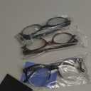 GIBLOGO Reading Glasses for Women/Men Eye Glasses Blue Light Reading Glasses Cheaters Eyeglasses,  3pack