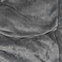 Bedsure Heated Blanket Throw Blanket - Fast Heating Electric Blanket, Soft Flannel Heated Throw with 4 Time Settings, 6 Heating Settings, Warm Gifts for Grandma & Grandpa & Seniors (50"x60", Grey)