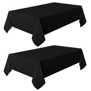 2 PCS Tablecloths 94" x 36" Black