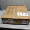 ZMISHIBO Ceiling Fans with Lights and Remote, 19.7'' Low Profile Ceiling Fan, 3000-6000K Dimmable Modern Flush Mount LED Fan Light, 6 Wind Speeds, Black Fandelier Ceiling Fans for Bedroom