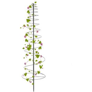 Trellis for Climbing Plants Outdoor, 73inch Tall Plants Trellis Support Metal Garden Trellis for Vegetables Flowers Plants Vine Support (1 pcs, Black)