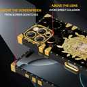 Magnetic Phone Case Compatible with iPhone 16 Pro Max Case Luxury Phone Case Classic Retro Soft TPU Magnetic Phone Case (Pictures of MDSA)