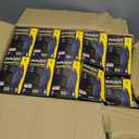 SAS Safety 66518 Raven Powder-Free Disposable Black Nitrile 7-Mil Gloves, Large, 100 Gloves by Weight