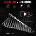 Shark Fin Antenna Cover fit for Hyundai Sonata 2015-2019, for Kia Optima 2014-2020,for Elantra Sedan 2011-2016,for Genesis Sedan G80 2015-2017 (Real Carbon Fiber(Specified Part))