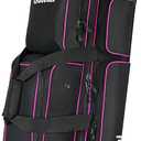 Goloni 3 Ball Bowling Bags with Wheels - Rolling Bowling Bag for 3 Balls & Accessories - Retractable Handle Extends to 38