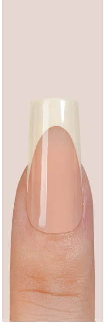 Misssix French Gel Nail Tips, 150Pcs French Tip Press on Nails Long Square, No Need to File Tips Pre-lasting, Fake Nails for Nail Art DIY 