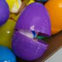 Jofan 24 Pack Plastic Prefilled Easter Eggs with Mini Jesus Mochi Squishy Toys Inside for Kids Boys Girls Toddlers Easter Basket Stuffers Gifts Fillers Party Favors