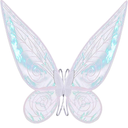 airy Wing,Butterfly Fairy Halloween Costume Angel Wings,Halloween Costume Sparkle Angel Wings Dress Up Party Favor White
