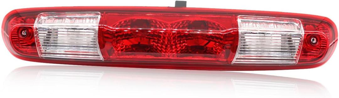 High Mount Stop Third Brake Light Cargo Lamp 25890530 Compatible with 2007-2013 Silverado Sierra 1500 2500HD 3500HD (Red 3 Pin)