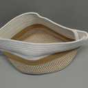 Stylish Cotton Rope Storage Basket For Dog Toys, Magazines or Books - The Perfect Woven Bin with Handles For Everyday Organization Reduces Clutter in Your Rooms - A Decorative Gift & Storage Box