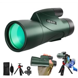 Gosky 12x55 HD Monocular Telescope with BAK4 Prism & FMC Lens, Lightweight with Smartphone Adapter - For Bird Watching, Hunting, Hiking, Traveling