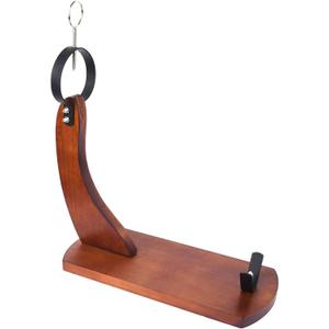 Ham Stand, Wooden Ham Stand, Ham Holder Stand for Carving Spanish Hams and Italian Prosciutto with Non-Slip Pads, Stable Sturdy Wood Board
