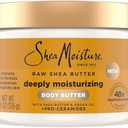 SheaMoisture Deeply Moisturizing Body Butter with Raw Shea Butter, Argan Oil and Pro-Ceramides, Rich Hydration & Healing of Dry Skin, 48H Moisturizing 11.5 oz