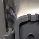 Kastty 3.96 Gal Dog Water Fountain for Large Dogs,15L Stainless Steel Large Pet Water Fountain, Ultra Quiet Automatic Dog Water Bowl Dispenser with Water Level Window and LED Light(FS78,Grey